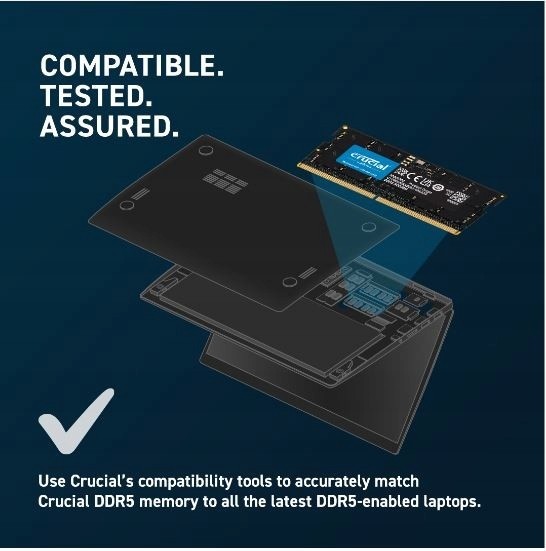 Китай WEW-SC-AB-SBCRC509656VR20 Оперативна пам'ять Crucial DDR5 SODIMM 96GB (2x48GB) 5600 CL46 для ноутбука