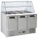 Китай WEW-SC-HP-1012794 Холодильний стіл ARKTIC 3-дверний 368л зі скляною надбудовою HoReCa