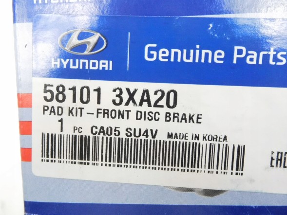 Hyundai OE 581013XA20 Гальмівні колодки передні hyundai elantra 2011-2015 oe 58101 3xa20