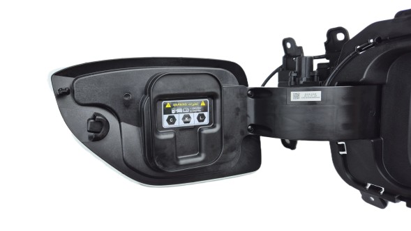 Hyundai OE PORT GNIAZDO ŁADOWANIA HYUNDAI KONA EV LIFT 2020- KLAPKA BIAŁA Порт роз'єму зарядки Hyundai Kona Electric EV LIFT 20- OE 86340-K4AA0 НОВИЙ