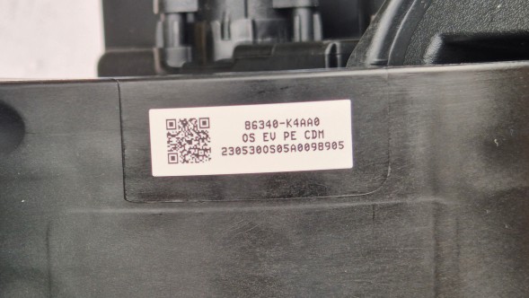 Hyundai OE PORT GNIAZDO ŁADOWANIA HYUNDAI KONA EV LIFT 2020- KLAPKA BIAŁA Порт роз'єму зарядки Hyundai Kona Electric EV LIFT 20- OE 86340-K4AA0 НОВИЙ