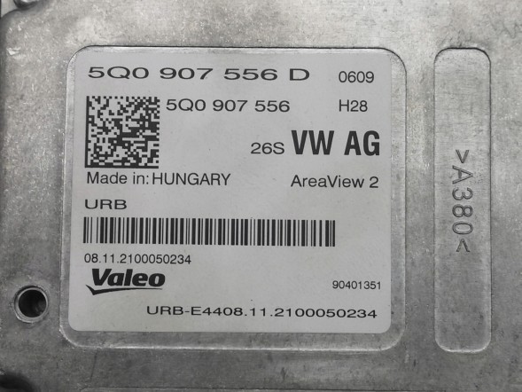 Volkswagen OE 5Q0907556D, DWP5Q0907556DOE Блок керування камерою VW Tiguan 5N 5Q0907556D Новий оригінал
