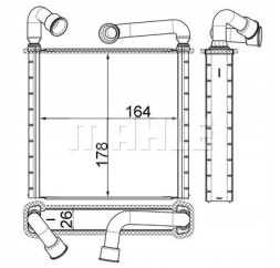 Mahle AH 253 000S Обігрівач ah 253 000s mahle audi q3 ii