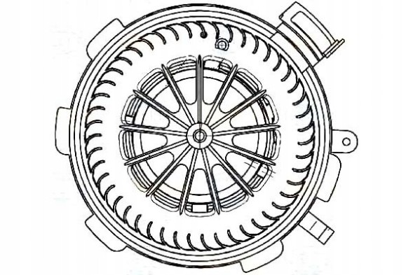 Behr Hella Service BRH8EW 351 034-071(HQ) ДВИГАТЕЛЬ ПОДУВАЛЬНИКА MERCEDES SPRINTER 06- AC BEHR HEL