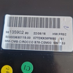 Groupe PSA ЛІЧИЛЬНИК ГОДИНИ ДИСПЛЕЙ PSA OE 9813590280