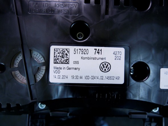 Volkswagen OE Licznik zegary 517920741 VW SPORTSVAN 2.0 TDI Лічильник годинників 517920741 VW SPORTSVAN 2.0 TDI