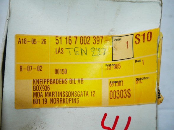BMW OE BMW E65 E66 КОРПУС ЗАМКА ПАНЕЛЬ КНОПКА ПІДЛОКІТНИКА 51167002397 7002397