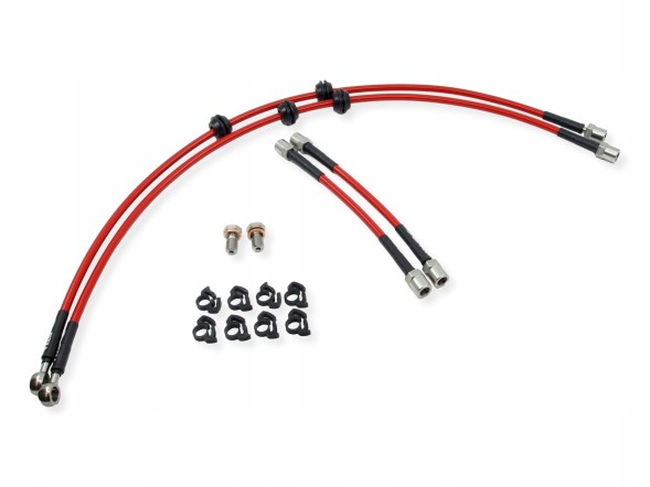 Pizza Brakes Przewody hamulcowe w oplocie Renault Megane II RS Гальмівні дроти в обплетенні Renault Megane II RS