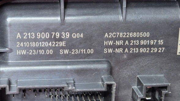 Mercedes-Benz OE PRZETWORNICA MERCEDES W213 7939 Інвертор модуль світлодіодні лампи mercedes w213 oe a2139007939 ориг ! Нова !!