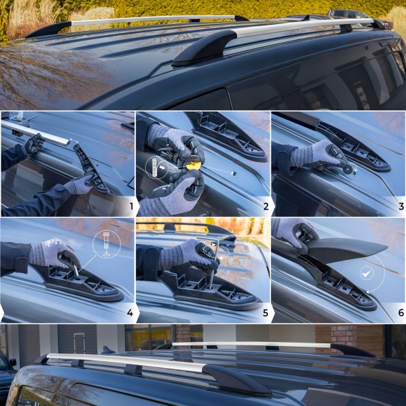 CHROMEMASTER OM-RR-0131-H54 Багажник на дах рейлінги для VW VOLKSWAGEN AMAROK II 2023- PICK-UP