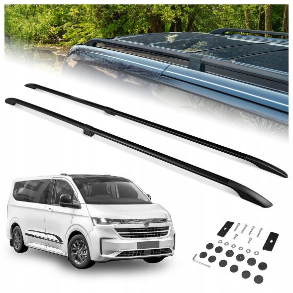 CHROMEMASTER OM-RR-D0132LB-A21 Багажник на дах (рейлінги) для VW CARAVELLE T7 2025- LONG | ДОВГИЙ