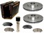 Denckermann ALL8767 Диски колодки NISSAN X-TRAIL T31 2007-2014 QASHQAI J10 2006- ПЕРЕДНІ 296мм