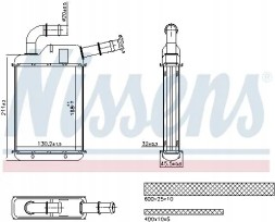 Nissens 707279 Обігрівач 707279 nissens seat vw альгамбра
