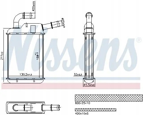Nissens 707279 Обігрівач 707279 nissens seat vw альгамбра