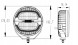 Strands 808301 SWEDSTUFF DRIVING LIGHT 7'' 65W LED Лампа (Додаткове Світло)