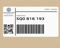 Volkswagen OE 5Q0816193 ( INTRAD ) Регулювальний клапан 5Q0816193 CUPRA Leon ŠKODA Scala VW EOS Beetle AUDI А1/S1