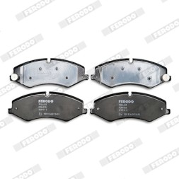FDB4455 FERODO Комплект гальмівних колодок з 4 шт дисків