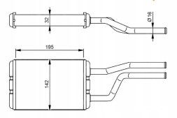 NRF 86235150 NRF Nrf58358 обігрівач toyota hiace 95-06 + помічник водія #33