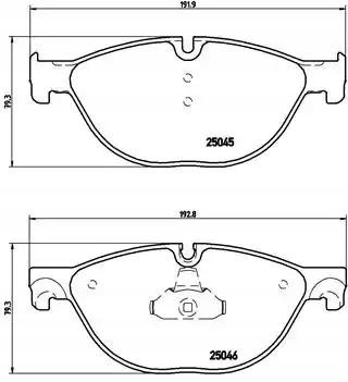 CHINA P 06 076 Гальмівні колодки brembo p06076