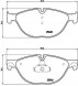 CHINA P 06 076 Гальмівні колодки brembo p06076