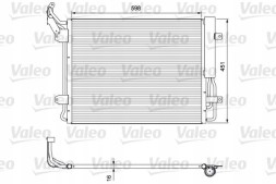 Valeo 814091 Конденсатор кондиціонера valeo 814091