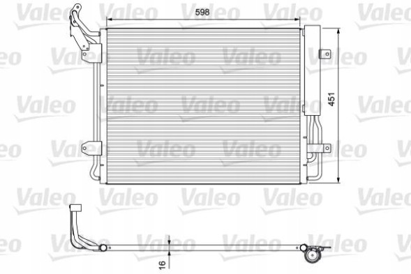 Valeo 814091 Конденсатор кондиціонера valeo 814091