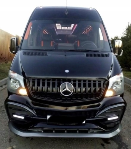 Automaniac A906038 ЗНЯТТЯ РЕШІТКИ MERCEDES SPRINTER W906 2013-2018 PANAMERICANA AMG GT ЧОРНИЙ