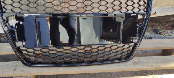 Polcar GRILL ATRAPA AUDI A6 C6 RS LOOK BLACK POŁYSK 2004-2008r БАРБЕКЮ АТРАПА AUDI A6 C6 RS LOOK ЧОРНИЙ БЛИСК 2004-2008р