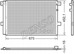 Denso DCN32065 Охолоджувач кондиціонера vw