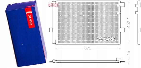 Denso DCN32065 Охолоджувач кондиціонера vw