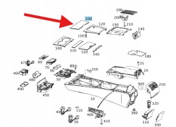Mercedes-Benz OE КРИШКА КОНСОЛІ ПРИКУРЮВАЧА MERCEDES E W207 OE A2074701338