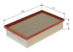 F026400287 BOSCH Фільтр повітря