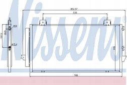 Nissens 94741 Охолоджувач кондиціонера toyota rav 4 00-05 94741