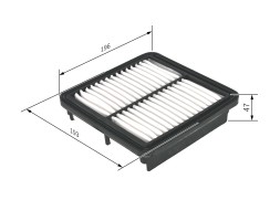 F026400352 BOSCH Фільтр повітряний