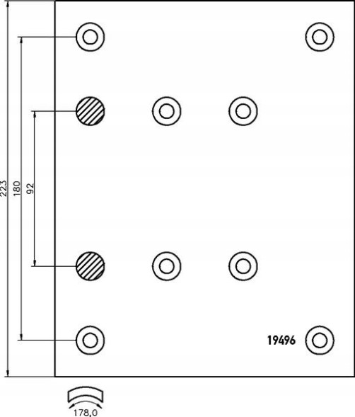 Китай 0-7603 ГАЛЬМІВНІ КОЛОДКИ 1949604 F2000 1 КУЗ TEXTAR