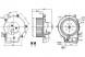 Nissens 87111 (NIS) 8EW009159591 5991136 5210004 Nissens вентилятор mercedes c (cl203) c t-model (s20