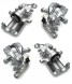 GT-Bergmann GT80-230+GT80-231 2X гальмівний супорт задній пр + le audi 100 c4 200 c3 80 b3 90 b3 a6 c4
