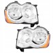 Eagle Eyes 343009-2 + 343010-2 MHM TUNING Фара Передня Jeep Grand Cherokee WH Рестайлінг 2008-2010 (Американська версія) Комплект