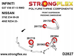 Strongflex 5902553531756 Комплект передньої спортивної підвіски - Nissan 370Z (09-20) Z34