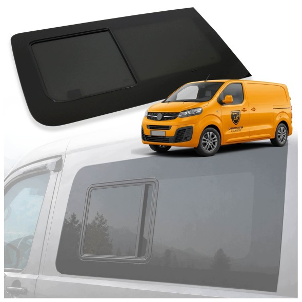 CHROMEMASTER CH-GL-0142-S09 Переднє ліве розкривне бокове скло для OPEL VIVARO C 2019- (L2 / L3)