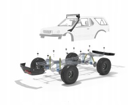 Китай Opel Frontera A Body Lift 75mm lift 3 cale / wersja 3 drzwiowa Opel Frontera A Body Lift 75мм ліфт 3 дюйми / 3-дверна версія