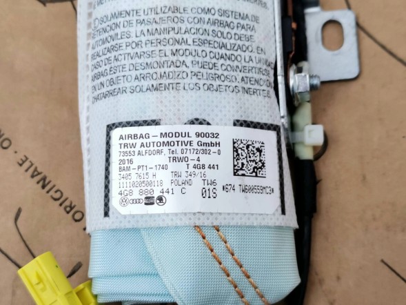 Audi OE 4G8880441C, DWP457737OE Подушка безпеки airbag Audi A6 C7 4G8880441C
