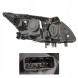 TYC 6039092E MHM TUNING Фара лампа фронт чорна tyc renault laguna iii 3 2007-2010 л
