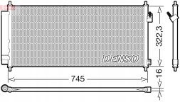 Denso DCN40026 Конденсатор, кондиціонер denso dcn40026