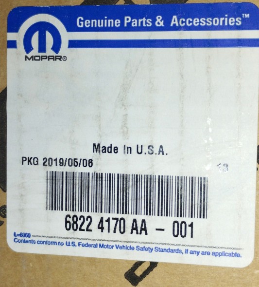 Mopar 68224170AA Корпус обігрівача jeep grand cherokee wk dodge durango 19-25 68224170aa