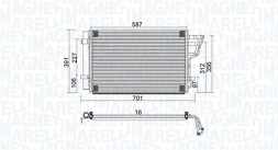 MAGNETI MARELLI 350203951000 350203951000 Magneti marelli конденсатор кондиціонера hyundai elantra tre