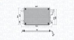 MAGNETI MARELLI 350203951000 350203951000 Magneti marelli конденсатор кондиціонера hyundai elantra tre