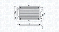 MAGNETI MARELLI 350203951000 350203951000 Magneti marelli конденсатор кондиціонера hyundai elantra tre