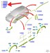 Ford OE ДВЕРНА ПЛАНКА ПРАВА ПЕРЕДНЯ ХРОМ FORD PUMA 2019- OE 2456073 _ L1TB-S20306-BG