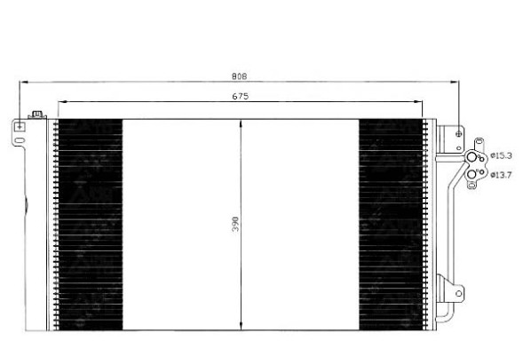 NRF 86227858 NRF Nrf охолоджувач кондиціонера з осушувачем vw 35622